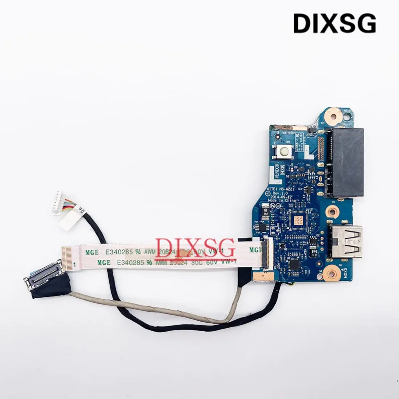 Voor Lenovo Thinkpad E550 E550c E560 E65 Laptop Dc-In Usb Lading Power Jack Knop Board Switch Aite1 Ns-a221 Be560 Ns-a561