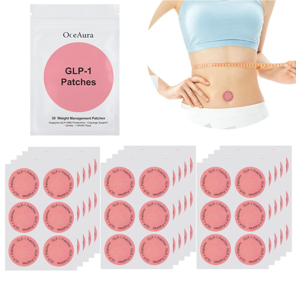 GLP-1 Weight Loss Patches Body Slimming Patch Suppressing Appetite Fat Burning Health Control Weight Body Care Slim Patch