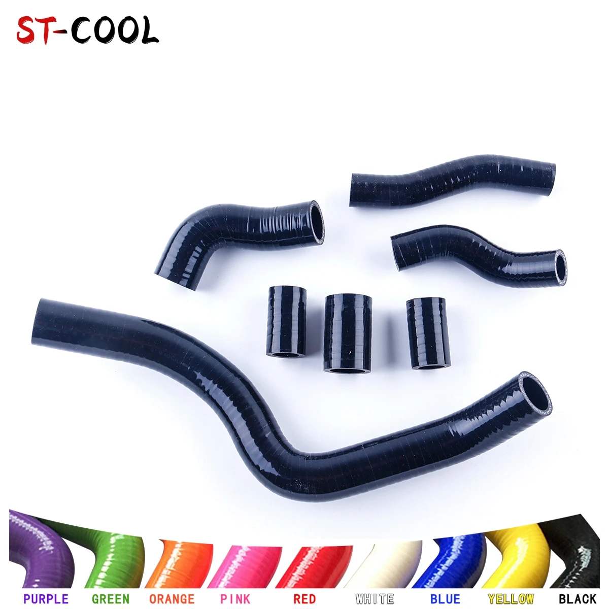 

FOR 2005-2012 KTM 950 Adventure / S-Superduke 990 Supermoto 2006 2007 2008 2009 2010 Radiator Silicone Hoses Kit 7Pcs 10 Colors