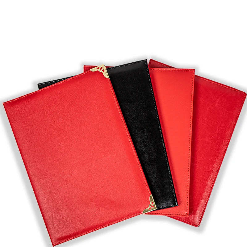 

Good Quality PU Leather Display Folder For A4 Inserts