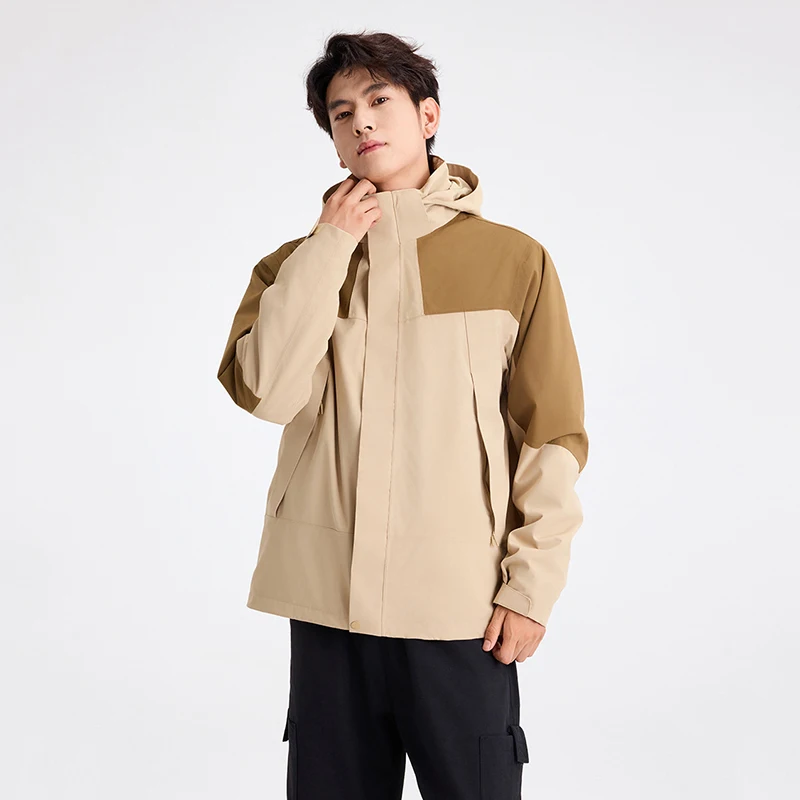 

Men's New Winter Windproof Waterproof and Breathable Warm Jacket Minimalist and Stylish Clothing for Mountaineering and Travel