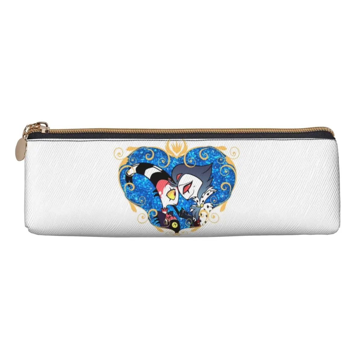 

Helluva Boss Stolas And Blitzo Heart Frame Pencil Cases Pencil Pouch Storage Stationery Supplies Large Storage Pen Box PencilBag
