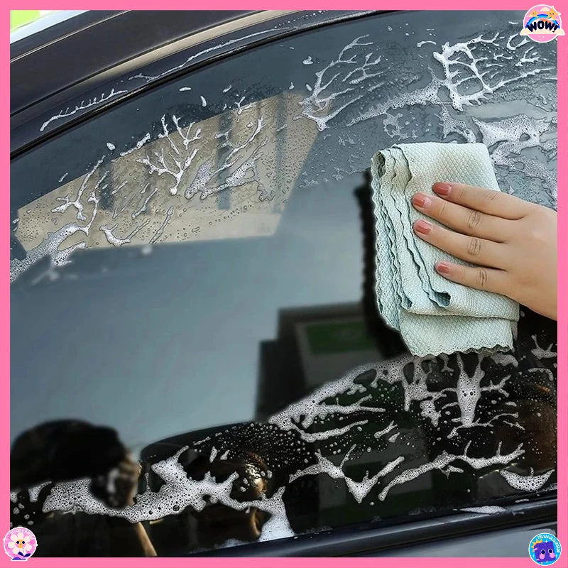 

3-6PCS Microfiber Washing Dish Cloth Cleaning Towel Super Absorbable Window Glass Cleaning Cloth Kitchen Anti-grease Wiping Rags