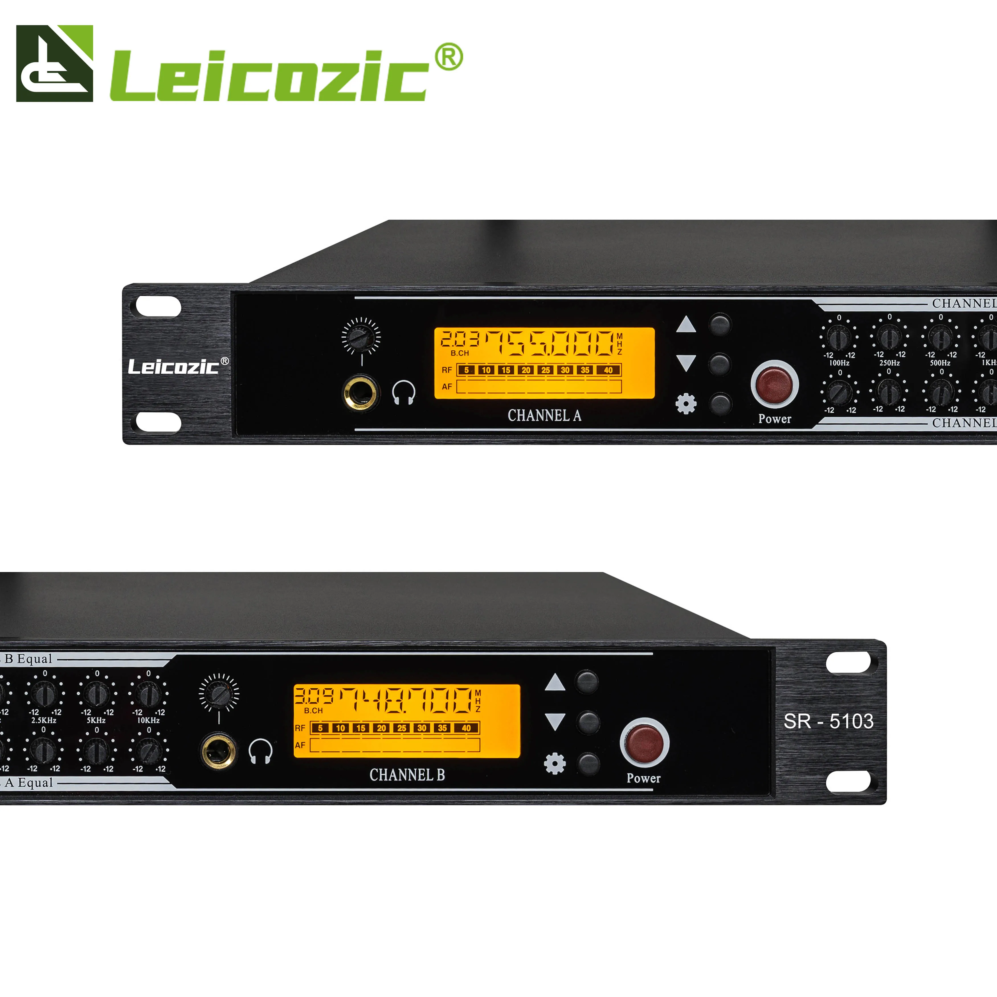 Новый сценический возврат с ревербератором эквалайзер внутриканальный монитор De Audio Беспроводная система мониторинга внутриканальное звуковое оборудование SR5103