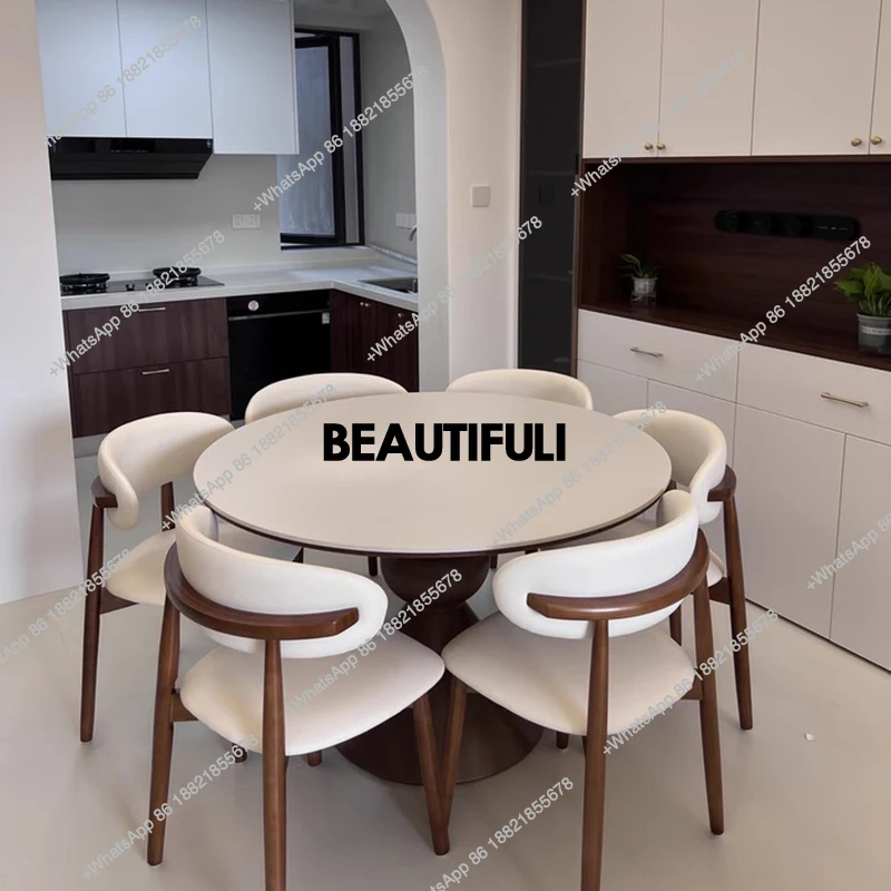 

Console Party Modern Table Dining Round Nordic Big Center Side Table Dining Kitchen Restaurant Mesas De Comedor Furniture
