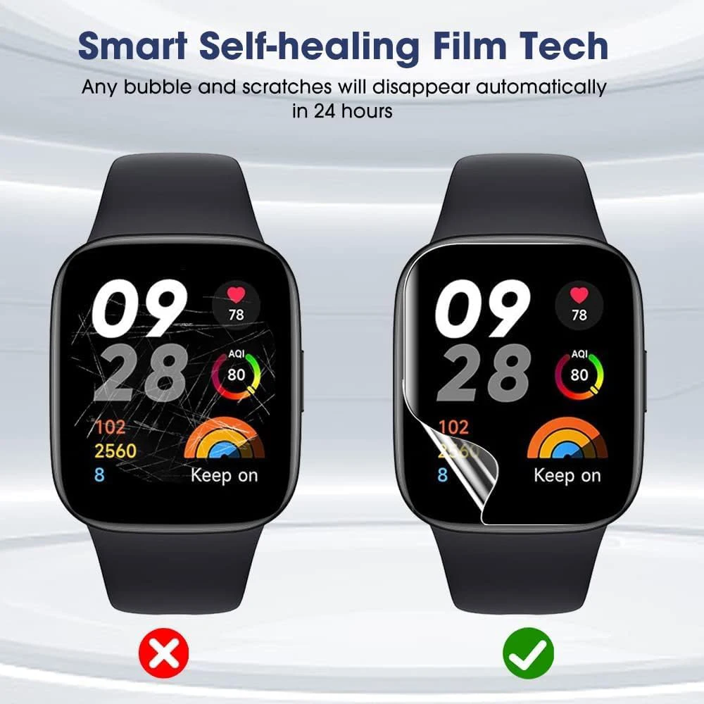 3/6 stücke Hydrogel Schutz Film Für Redmi Uhr 3 Aktive/Redmi watch3 Lite Uhr Weiche Klare Schutz Film volle Bildschirm Protecto