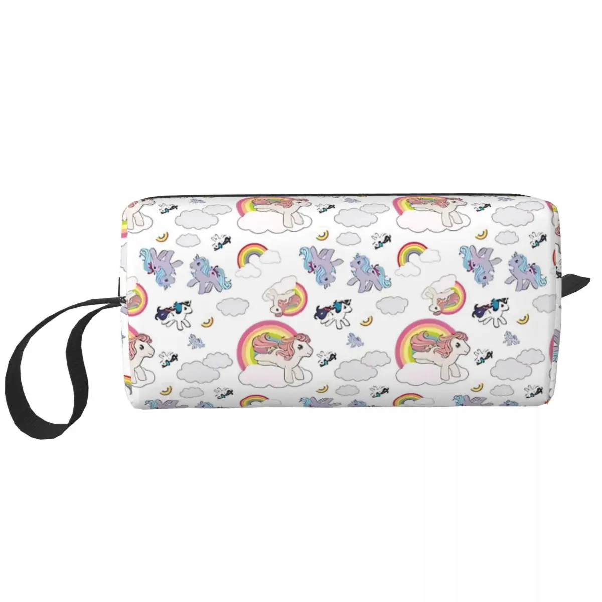 

My Little Pony Pattern Makeup Bags Women Cosmetic Bag Trendy Travel Pouch for Purse Storage