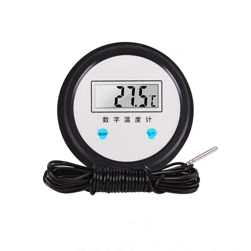 1 pcs High Temperature Industrial Boiler Electronic Digital Thermometer Water Temperature Meter With Probe Thermometer