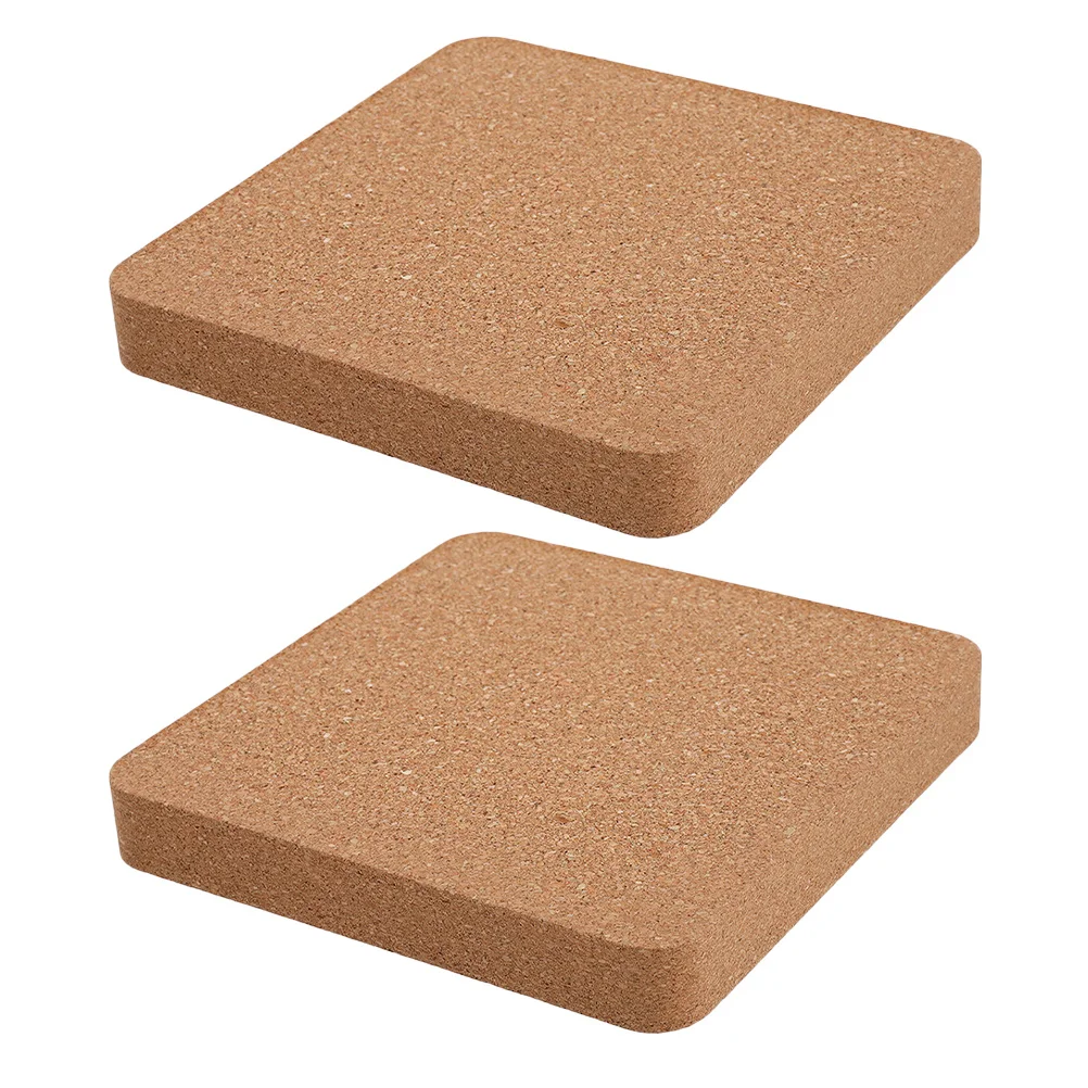 

2Pcs Thickened Cork Craft Punching Pad Durable Mute Board for Hole Punching Stamping Sewing Wallets Handbags