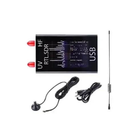 SDR Receiver 100KHz-1.7GHz Full Band UV HF RTL-SDR USB Receiver Short Wave Broadband Software Defined Radio Support AM FM CW DSB