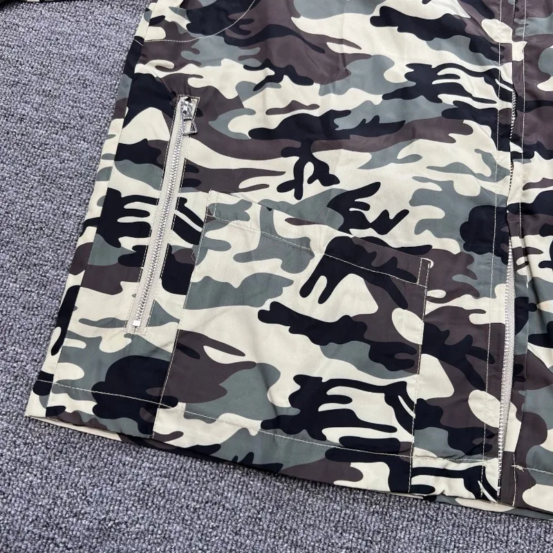 Europe America SAINT Camouflage Casual Hoodie High-quality Popular Casual Men's Women's Sweatshirts