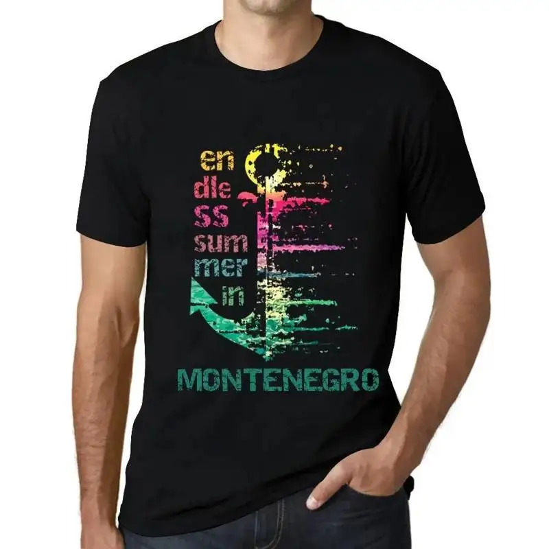 Men's Graphic T-Shirt Endless Summer In Montenegro Eco-Friendly Limited Edition