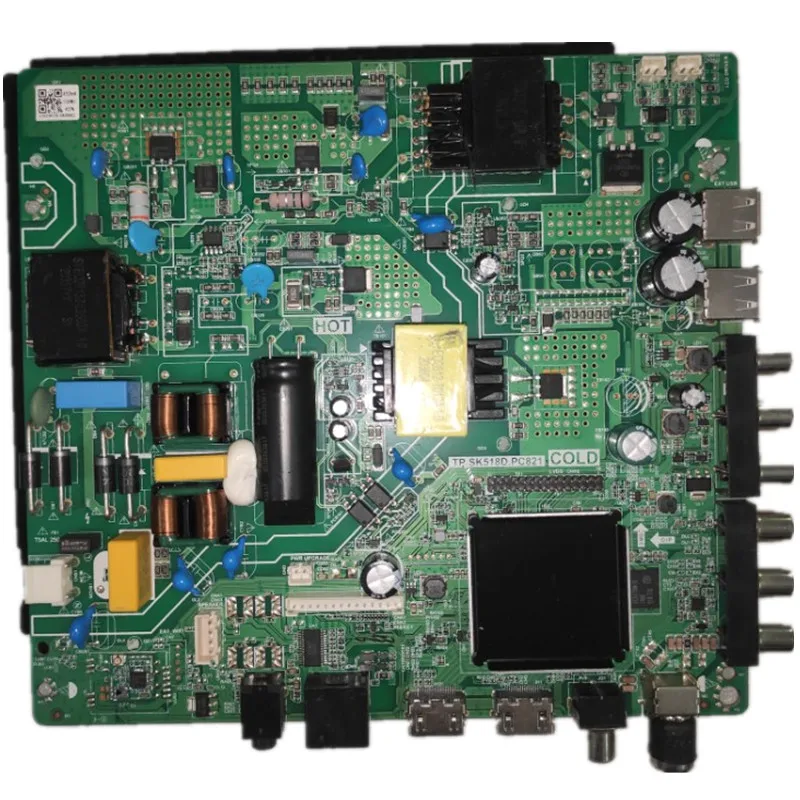 Imagem -05 - Placa-mãe de tv de Núcleos de Rede Wifi Três em um 50--90v x2 108w 450ma Tp.sk518d.pc821