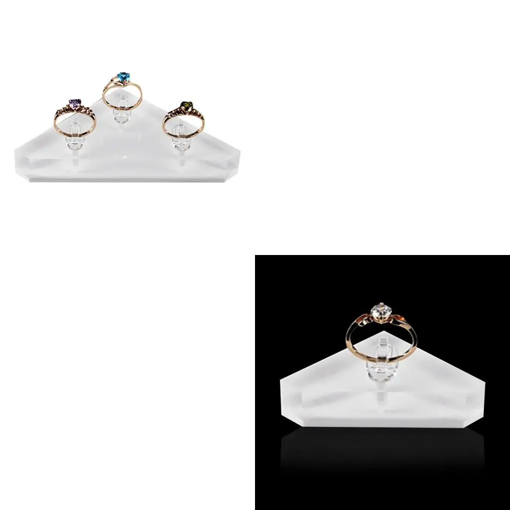 Finger Ring Clips Display Support Stand Rings Show Rack Decorative