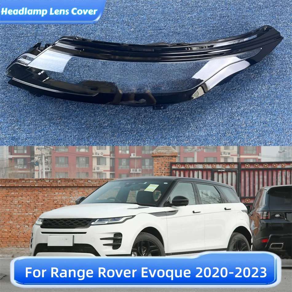 

Для Land Rover Range Rover Evoque 2020 2021 2022 2023, внутренние запасные части автомобиля, крышка передней лампы, стеклянные фары
