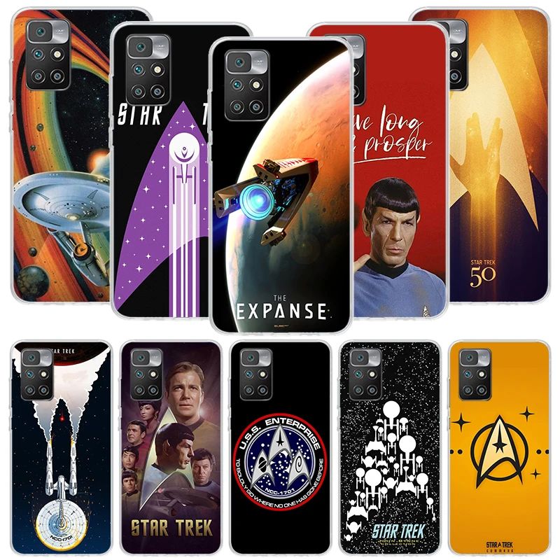 Star Movie T-Trek Phone Case For Xiaomi Redmi 12 12C 10 10C 9 9C 9A 9T 8A 8 7A 7 6A 6 Pro K70 K60 K40 K20 S2 Cover Coque