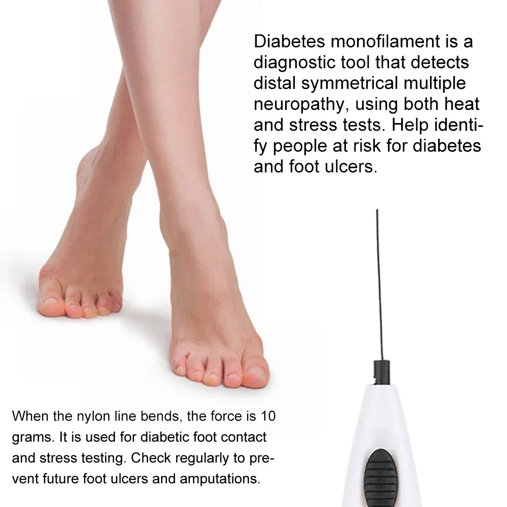 10 Grams Diabetes Test Monofilaments Foot Reflection Neuropathy Reflection Screening Medical Diagnostic Test Health Care Tool