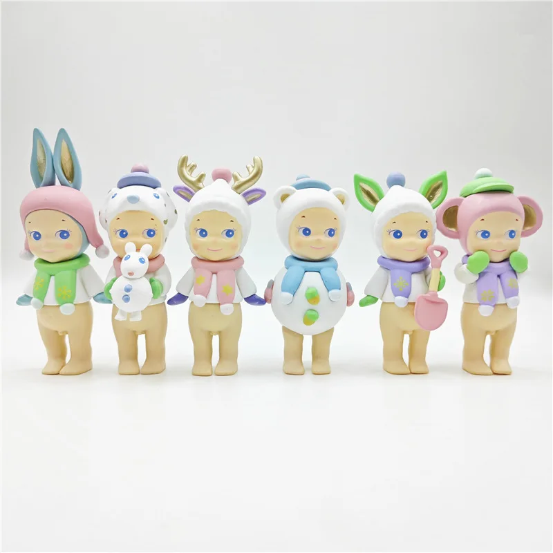 Special Edition Sonny Angel Winter Wonderland Serie Blind Box Cartoon Fashion Doll Handmade Desktop Decoration Birthday Toy Gift