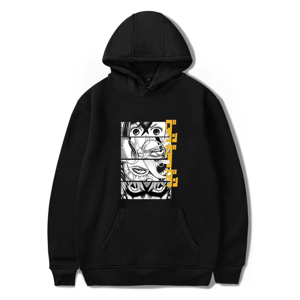 Anime Hoodie Dandadan Merch Unisex Winter Long Sleeve Pullover Hooded Streetwear