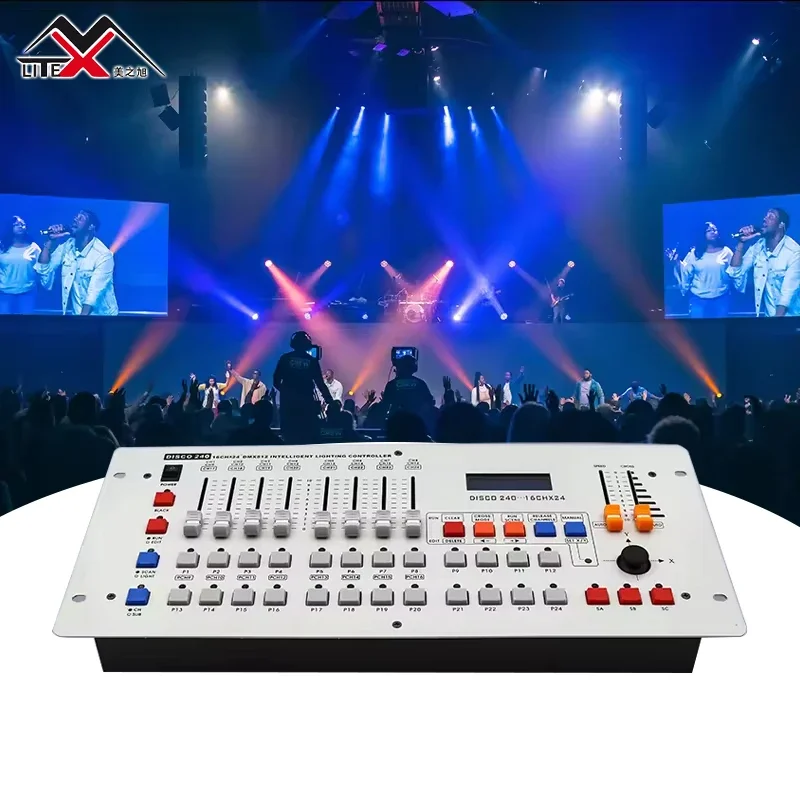 240 Controller DMX512 Console Stage Light Disco DJ Show Professional Equipment For Led Par Led Moving Beam Light