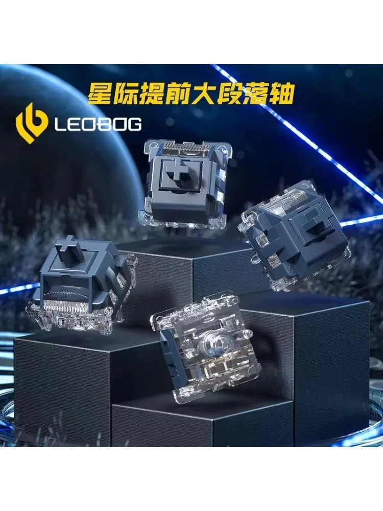 LEOBOG 星間スイッチメカニカルキーボード 5 ピン 55 グラム触覚