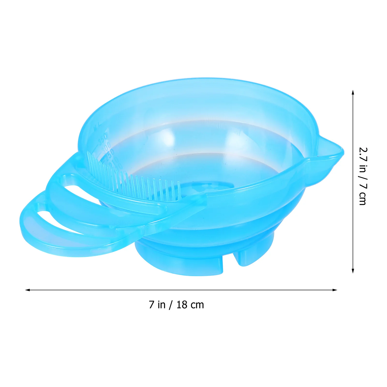 10 قطع من وعاء ألوان الشعر غير القابل للكسر، تصميم قابل للتكديس لصالونات التجميل ووعاء صبغ الشعر المريح بنفسك