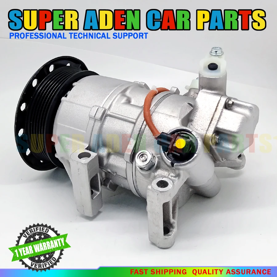 AC Air Compressor For Toyota Yaris 2002-2008 5SE09C 883105248 88310-0D070 88310-0D071 88310-0D140 447180-5940 447220-8465