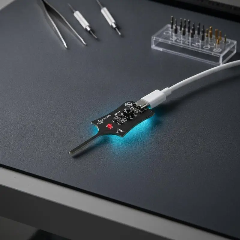 NEW Electromagnetic Induction Inductance Tester Type C Battery Powered Inductor Coil Detector Quick Fault Check For PC Repair