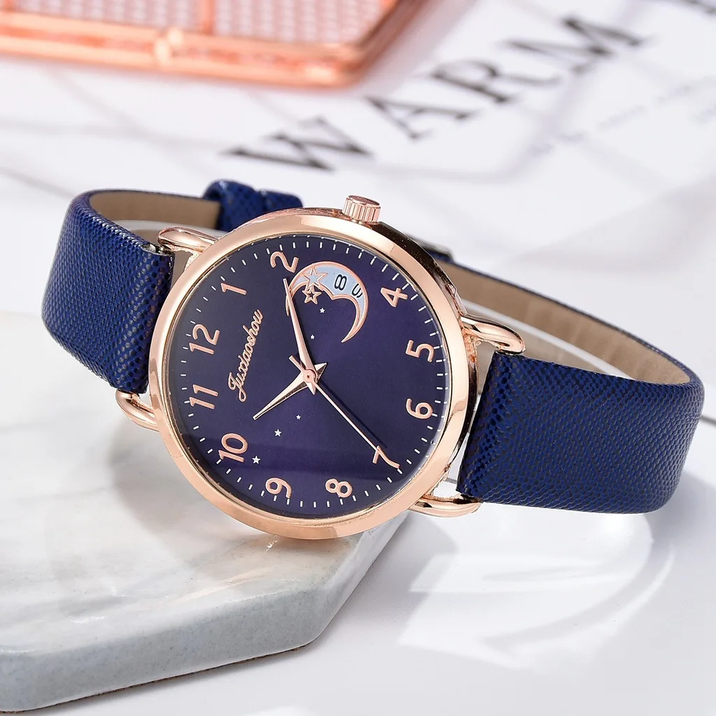 Women Fashion White Watch Quartz Leather Ladies Wristwatches 2024 New Brand Simple Number Dial Woman Clock Montre Femme Relojes