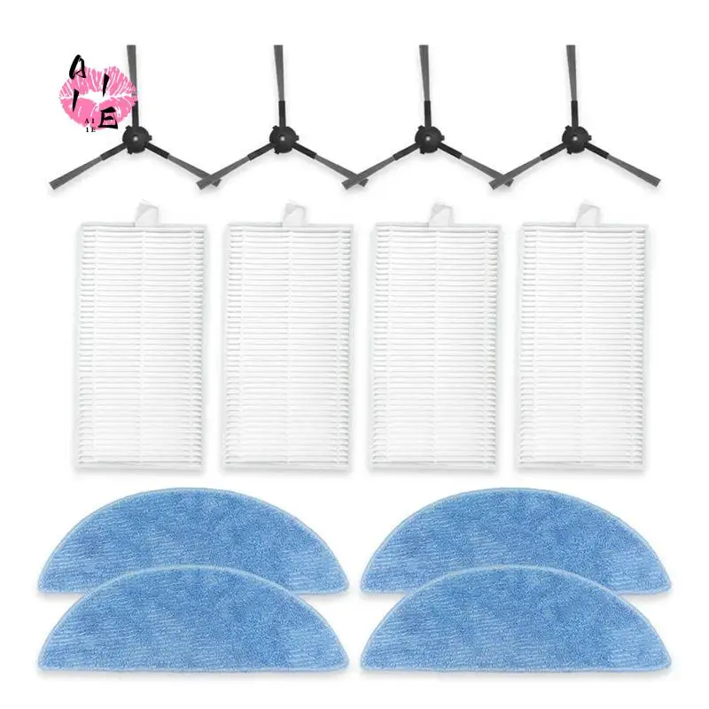 

A11E-For ECOVACS DEBOT Y1 PRO / Y1 PRO PLUS, YEEDI Y1 PRO / Y1 PRO PLUS Vacuum Side Brush Hepa Filter Mop Cloth Accessories
