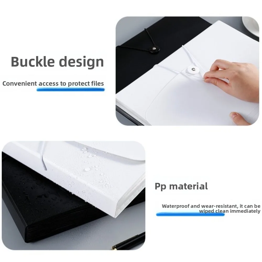 A4 Organ Folder Versatile Plastic File Contract Folders Portable Organize Artifacts Test Paper Storage Tool