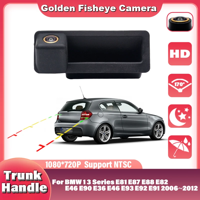 

HD CCD Rear View Camera Backup Parking Reversing Camera For BMW 1 3 Series E81 E87 E88 E82 E46 E90 E36 E46 E93 E92 E91 2006~2012