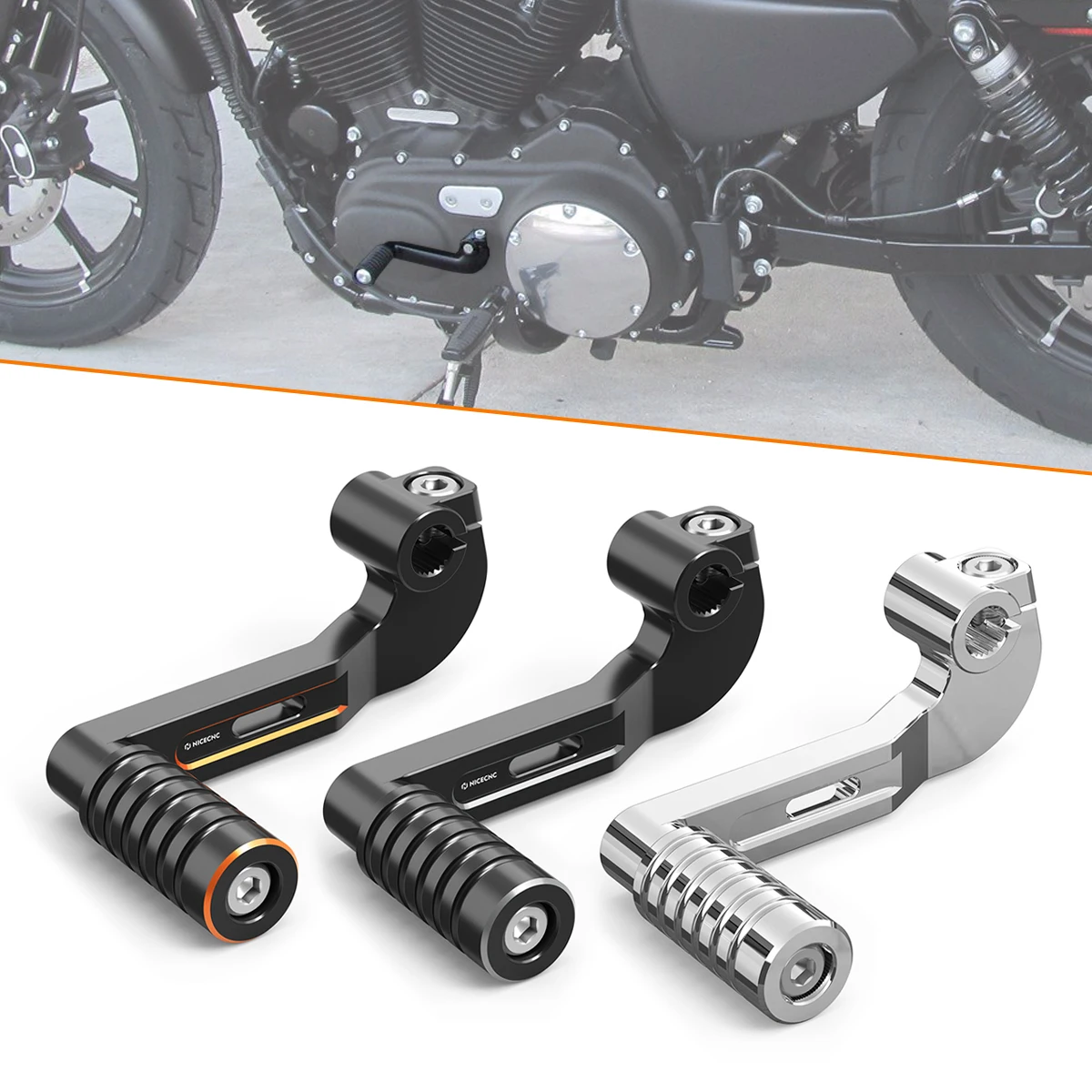 

Motorcycle Gear Shifter Lever for Harley Iron 883 XL883N 2009-2019 Sportster 883 Super Low XL883L 2011-2019 1200 XL1200T 2014-19