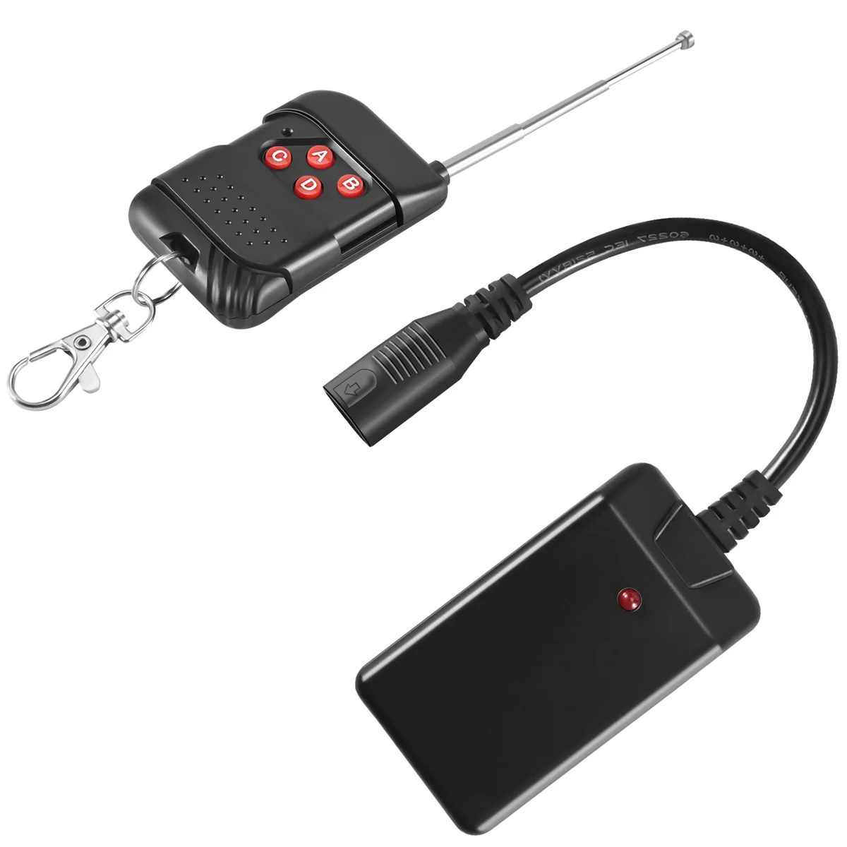 แบบพกพา 3 Pins XLR รีโมทคอนโทรลไร้สายสําหรับเครื่องหมอกควัน DJ Stage Controller Receptor Fogging 400W 900