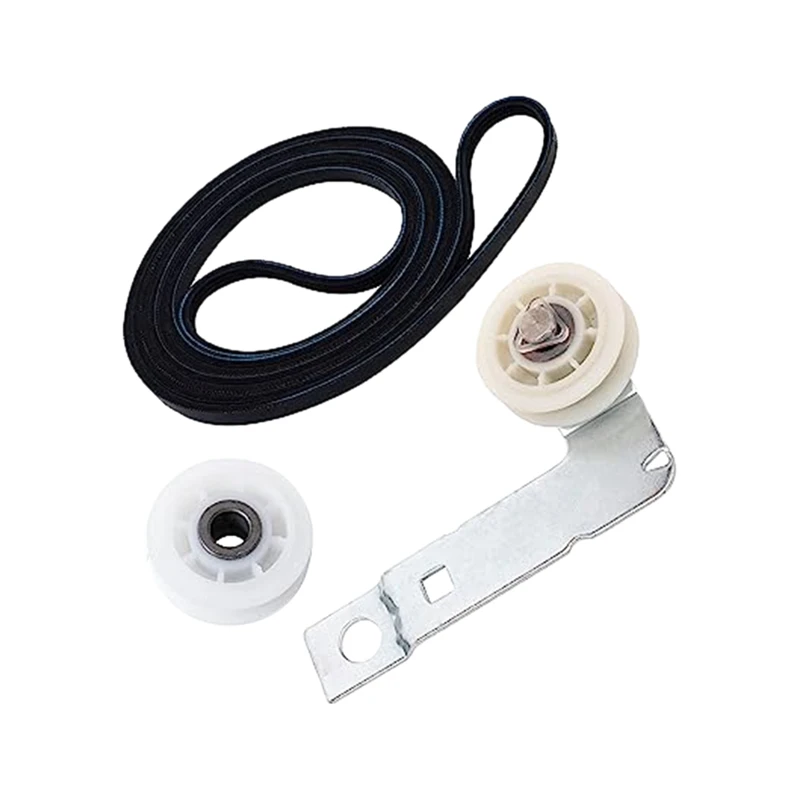 661570 & 279640 & W10837240 Dryer Belt And Pulley Kit Replacement Parts, Dryer Wear Replacement Accessories Fits Most Dryers