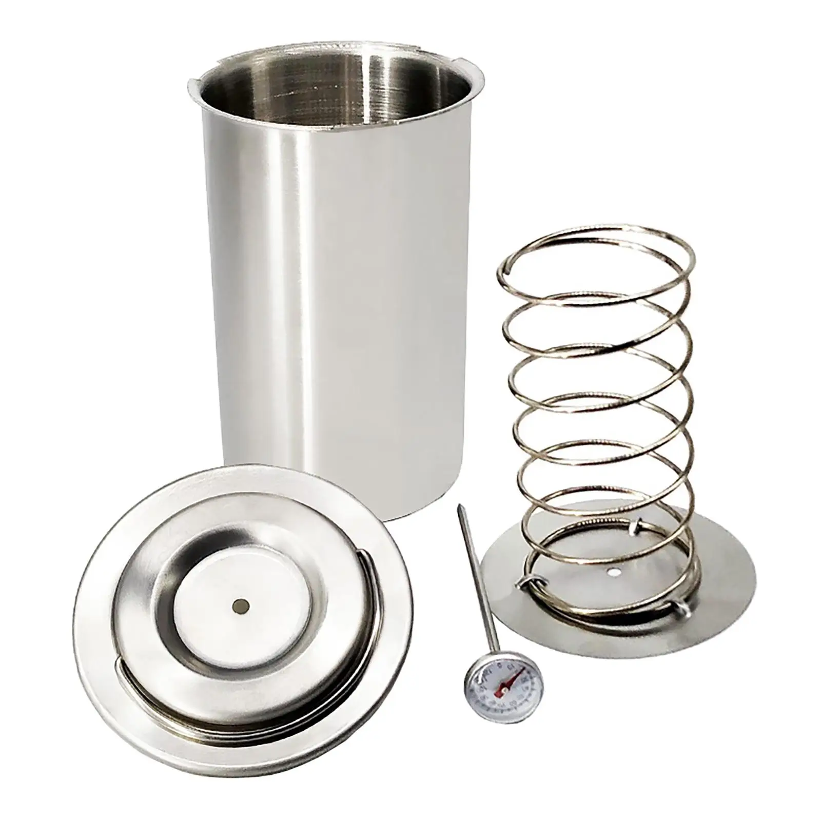 Stainless Steel Meat Press Meat Hamburger Making Built in Temperature Monitor