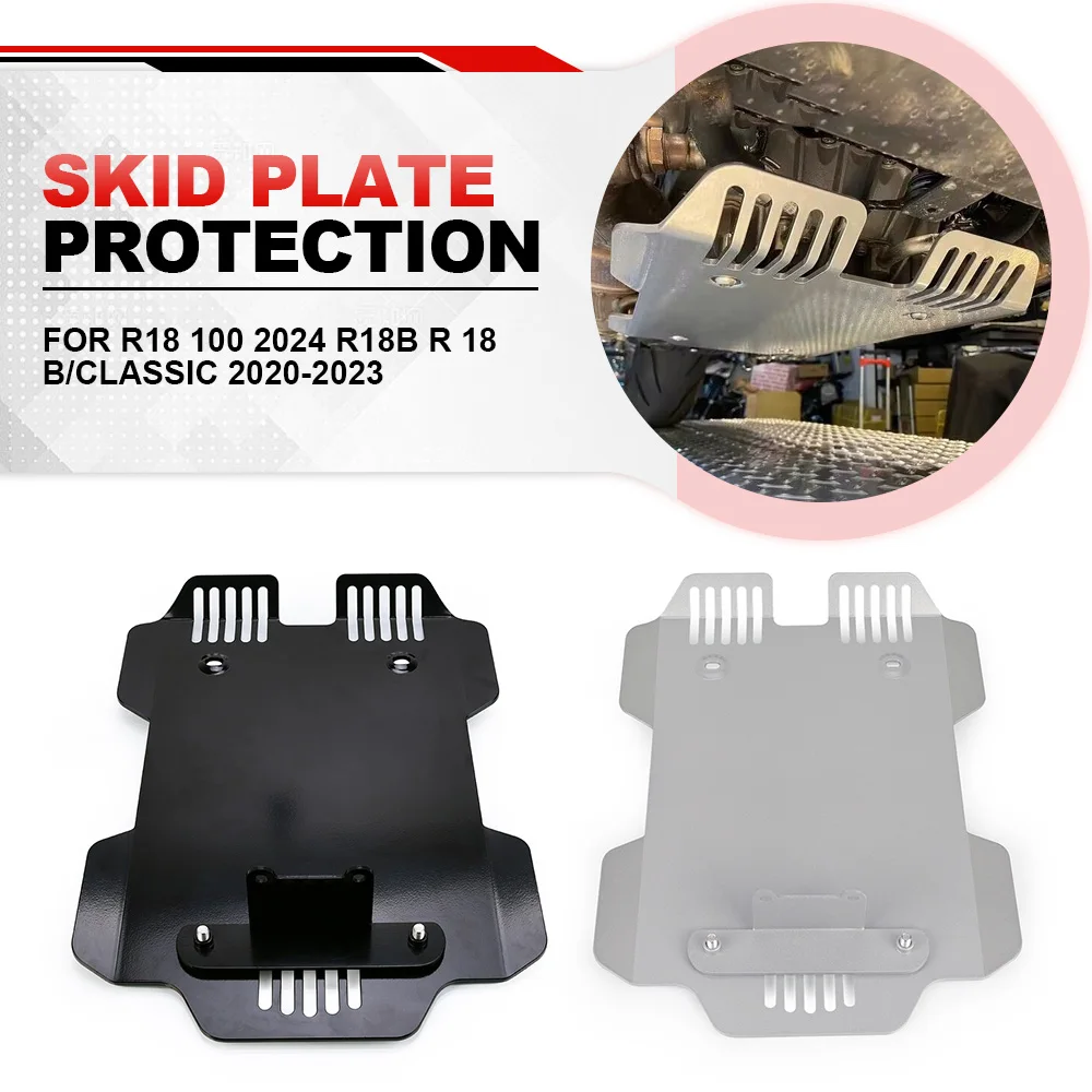 

R18 100 2024 Motorcycle Chassis Skid Plate Engine Guard Protection Plates Cover For BMW R18B R 18 B/Classic 2020-2021-2022-2023