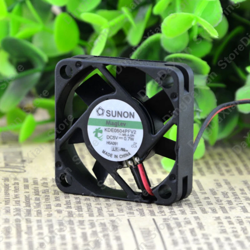 l SUNON KDE0504PFV2 Industrial Fan | 5V 0.7W 40×40×10mm | Quiet Small | Cooling