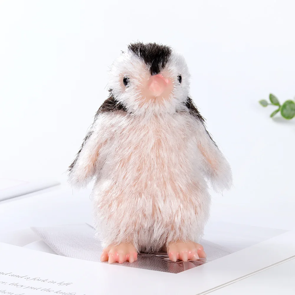 Mini Silicone Simulated Penguin Baby Dolls Toy Soft Lifelike Cute Reborn Penguin Newborn Animal Doll Birthday Collectible Gifts