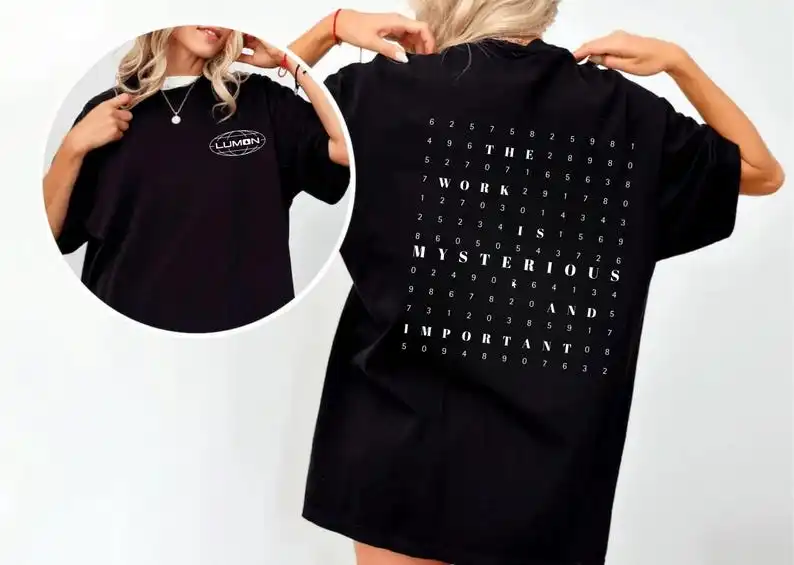 Lumon Industries Severance Shirt Lumon Shirt , T-Shirt The Work Is Mysterious and Important Shirt Severance Gift T-shirt,