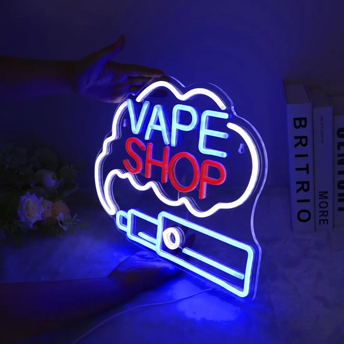 VAPE Shop Neon Sign LED Light USB Powered for Home Bar Wall Decor Man Cave Game Room Gift