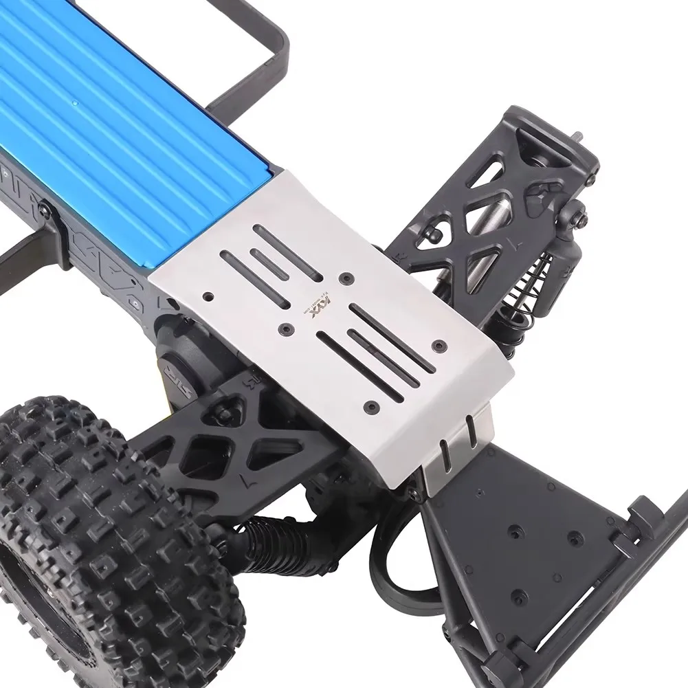 KYX model car Arrma FURY MEGA 1/10 two wheel drive off-road vehicle short card stainless steel bottom guard plate