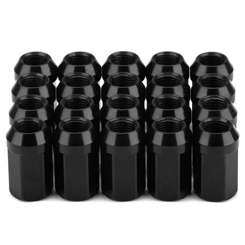 

20PCS Wheel Lug Nuts M12X1.25 Wheel Bolts Nut 7075-T6 Aluminum,