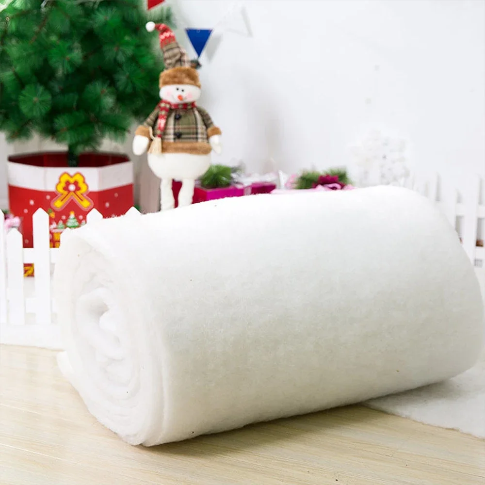 1Mx1.5M Christmas Simulation Snow Blanket Thickened Snow Cotton Artificial Snowflake Snow Scene Arrangement Decoration