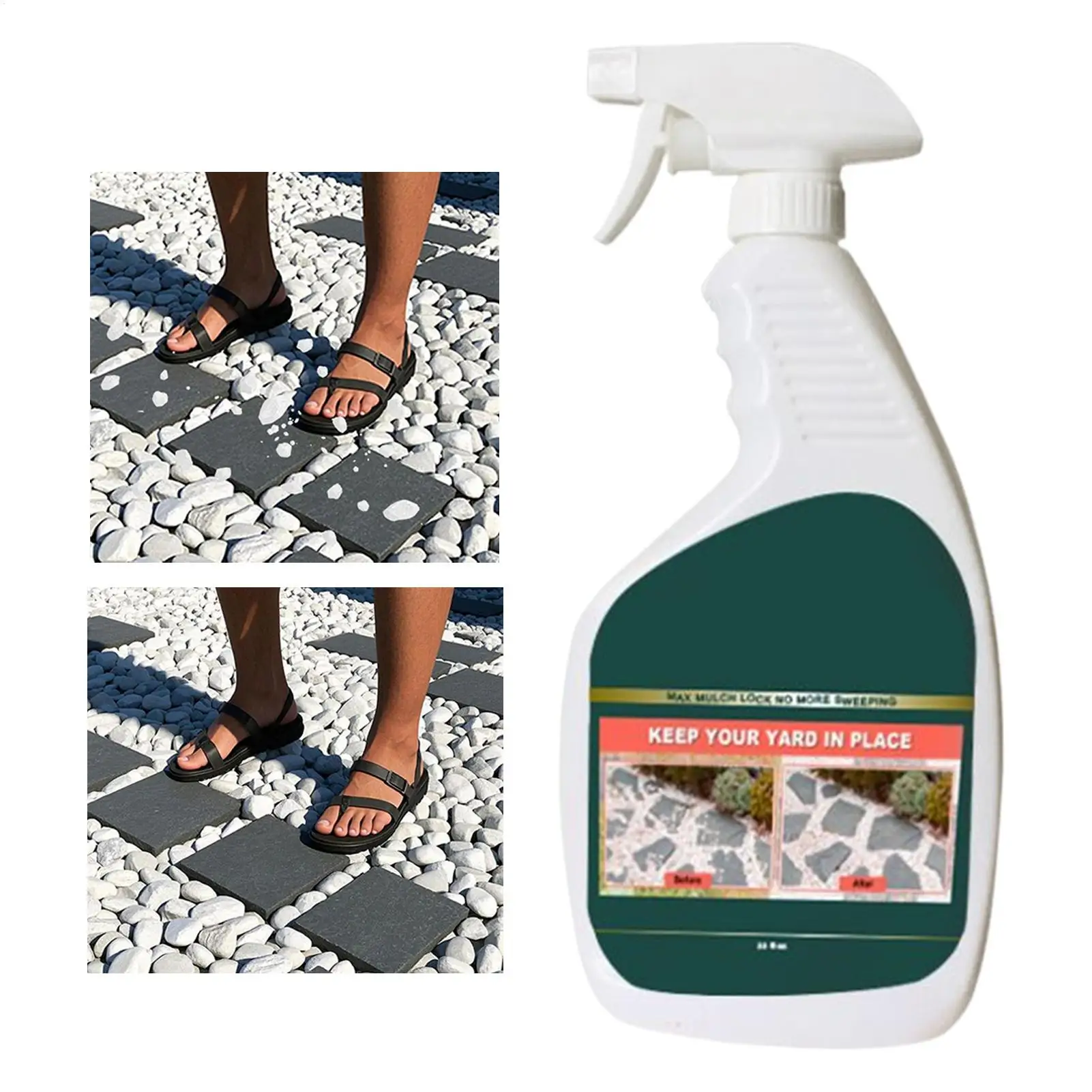Invisible Strong Rock Glue Rock Glue For Landscaping Natural Look Garden Artificial Stone Binder Walkways Courtyards Driveways