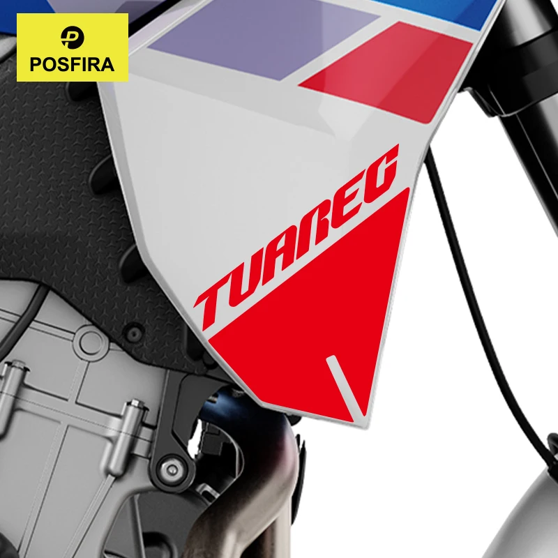 

POSFIRA Motorcycle Front Fairing Sticker Vinyl Decals for Aprilia Tuareg 660 Tuareg660 2022 2023 2024 2025 Motorbike Accessories