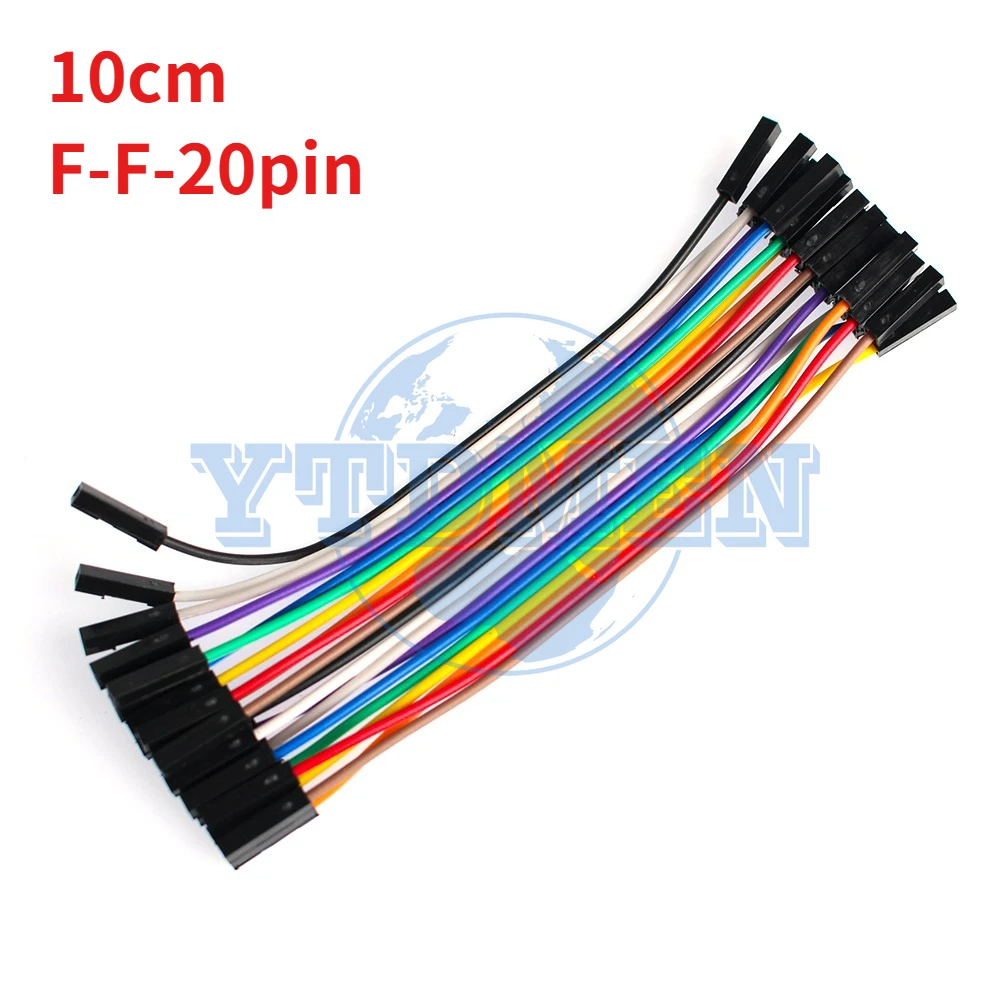20-Pin Dupont Jumper-Kabel-Set 10cm-30cm Stecker auf Stecker / Buchse auf Buchse / Stecker auf Buchse Dupont-Kabel für Arduino Raspberry Pi DIY