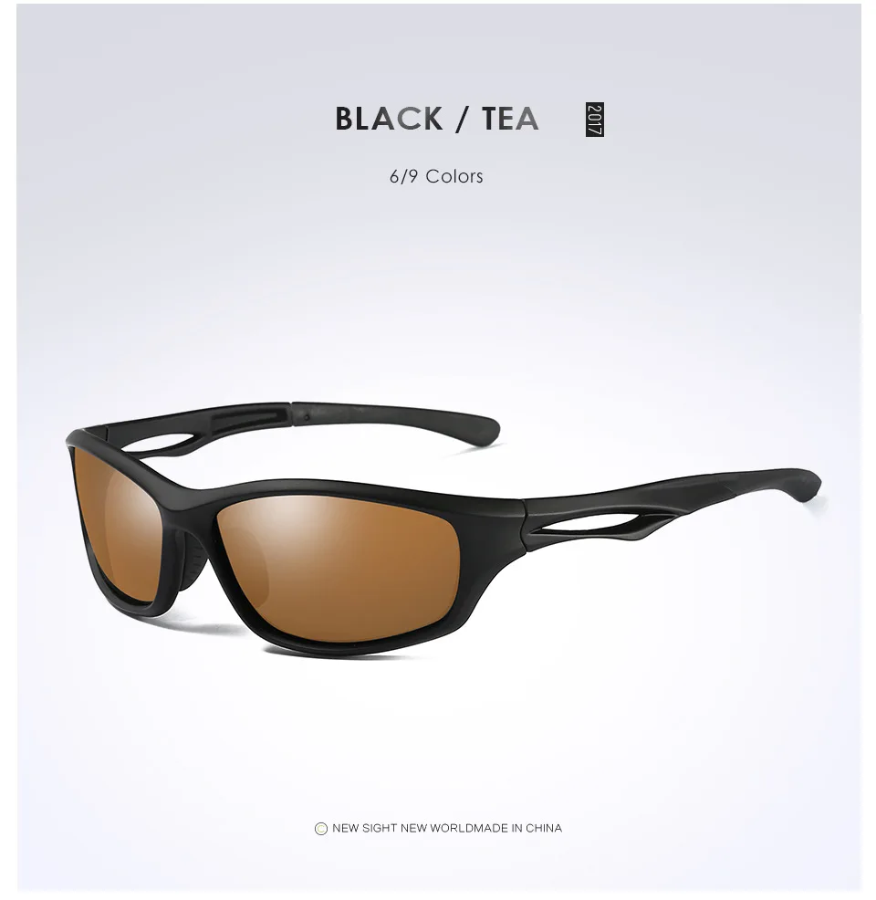 VCKA Polarisierte Myopie Sonnenbrille TR90 Männer Frauen Klassische Sport Driving Gläser Männlichen Bunte Linsen Angepasst Rezept UV400 4
