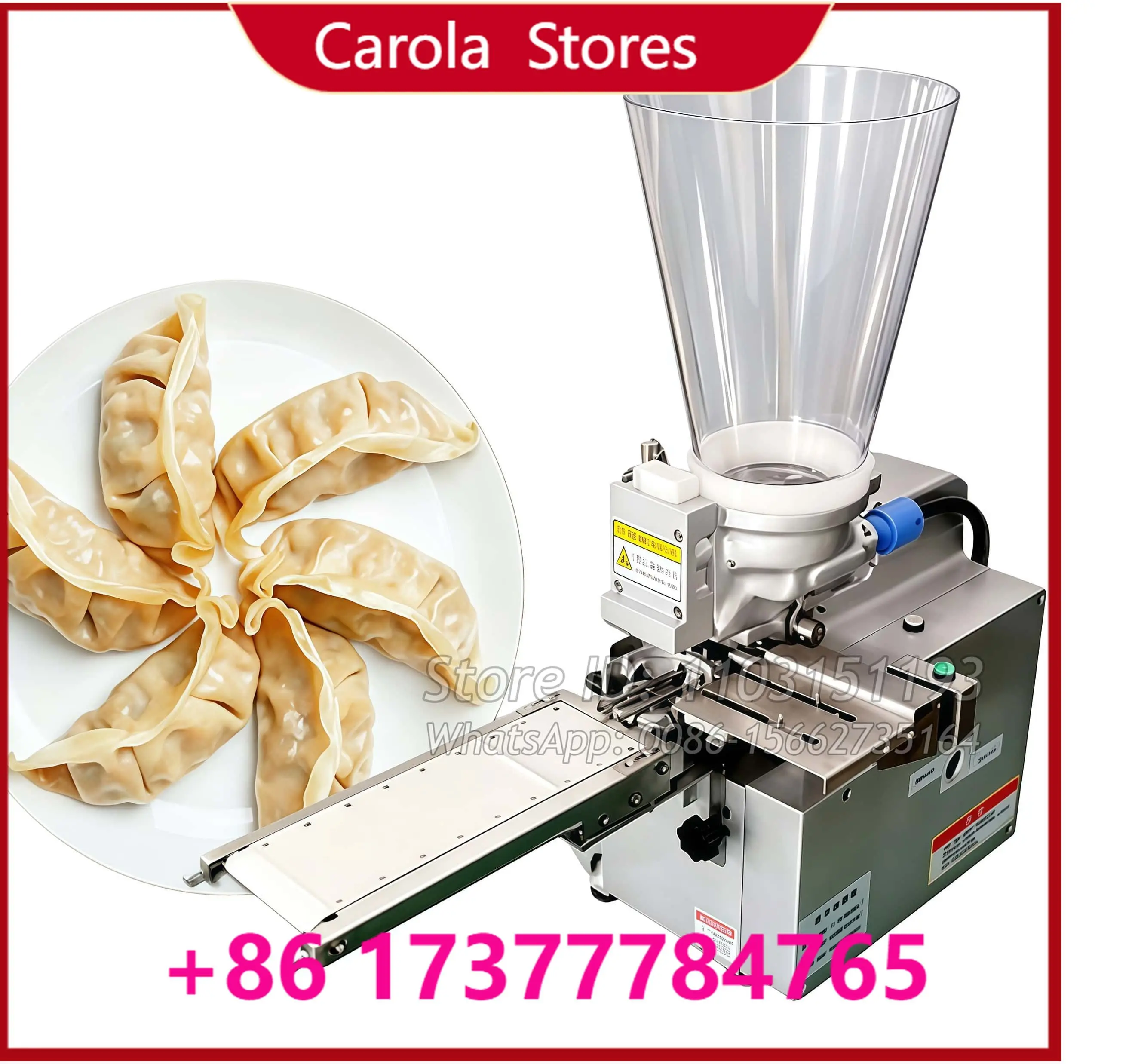 Table Top 60 pcs/Min Semi-Automatic Gyoza Making Filling Machine Steamed Fry Fried Gyozas Japanese Style Dumpling Make Machine