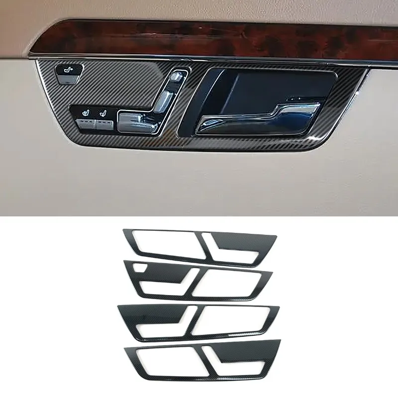 Auto Türgriff Sitz Einstellung Taste Panel Rahmen Trim Dekoration Für Mercedes Benz S Klasse W221 2008-2013 Innen zubehör